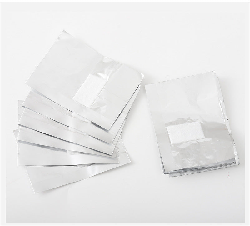 50/100 PCS Nail Polish Remover Gel Nail Foil Wraps Aluminium Soak Off Foils Cotton Pads