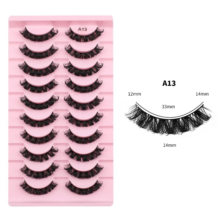10 Pairs of D-curve Fans Eyelashes Extension Kit