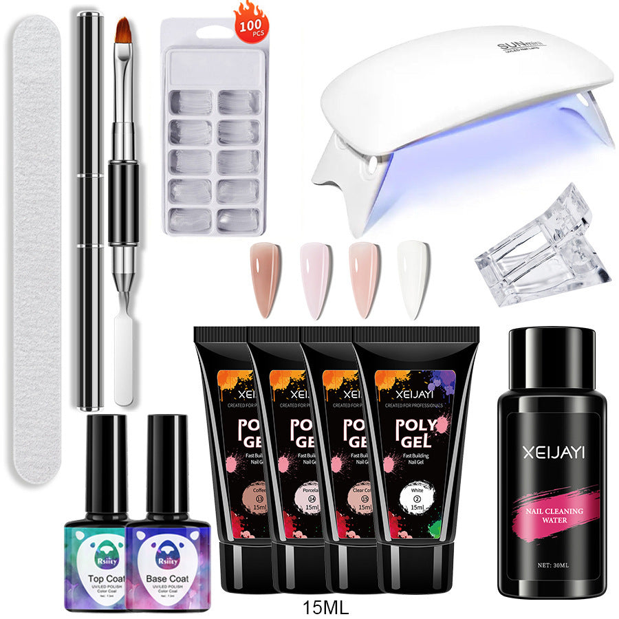 XEIJAYI Poly Gel 15ML*4Colors Set