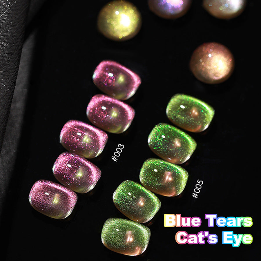Cat's Eye Gel Polish Giltter UV Nail Gel Polish 5 Colors Set 10ML/PCS