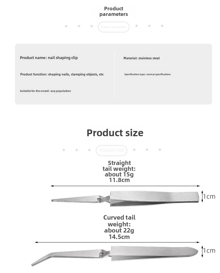 7 Style Craft Tweezers Cross Locking Craft Stainless Steel Soft Grip