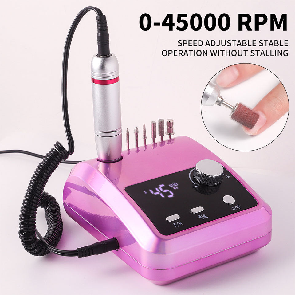 45000RPM Electric Nail Drill Manicure Predicure Kit