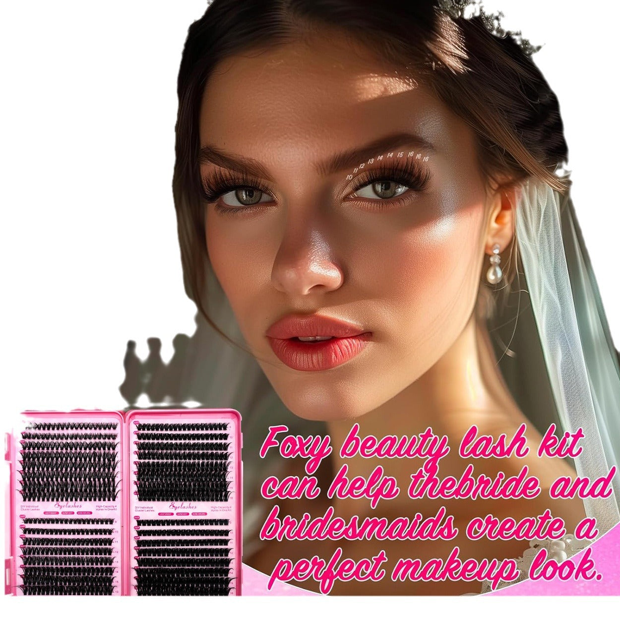 40P 50P 60P 80P Diy Cluster Eyelashes