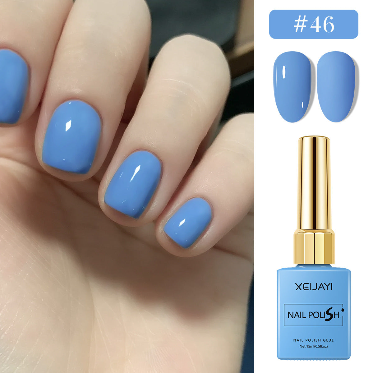6 Colors Blue Series Gel Nail Polish