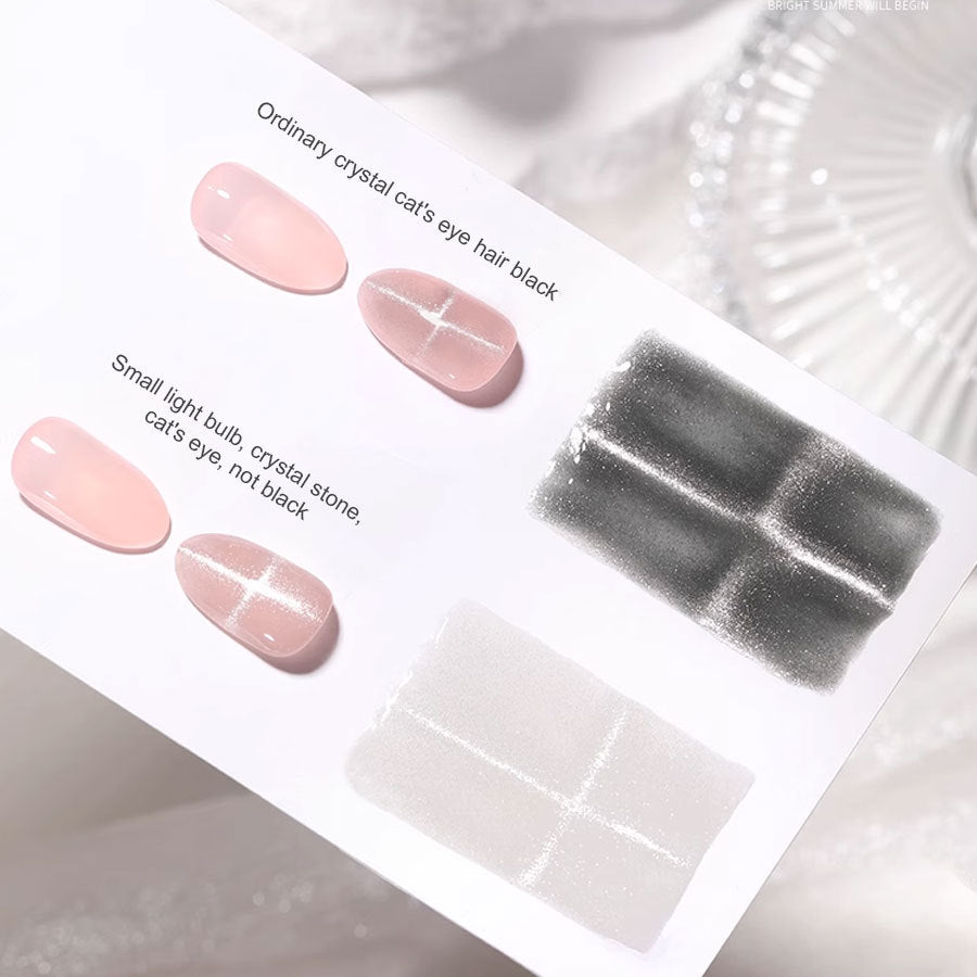 Cat's Eye Gel Polish White Crystal Color Nail Art 7.3ml/pcs