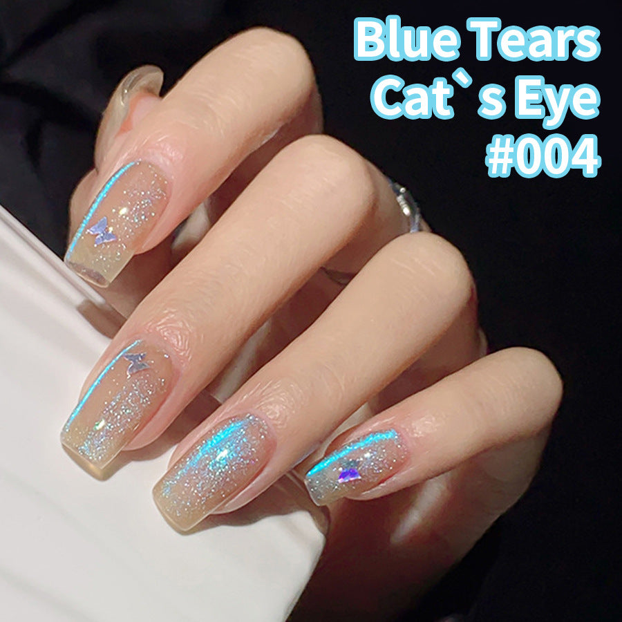 Cat's Eye Gel Polish Giltter UV Nail Gel Polish 5 Colors Set 10ML/PCS