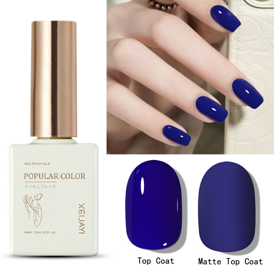 XEIJAYI Nail Gel Polish Blue Color UV Gel Polish Nail Art 15ml/0.5fl.oz