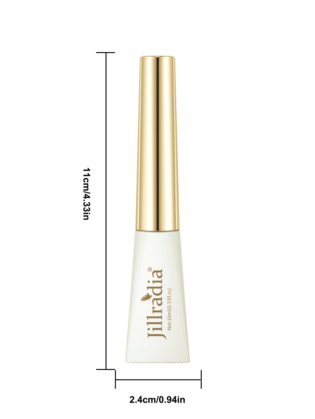 Gold Gradient Cat Eye Gel Nail Polish