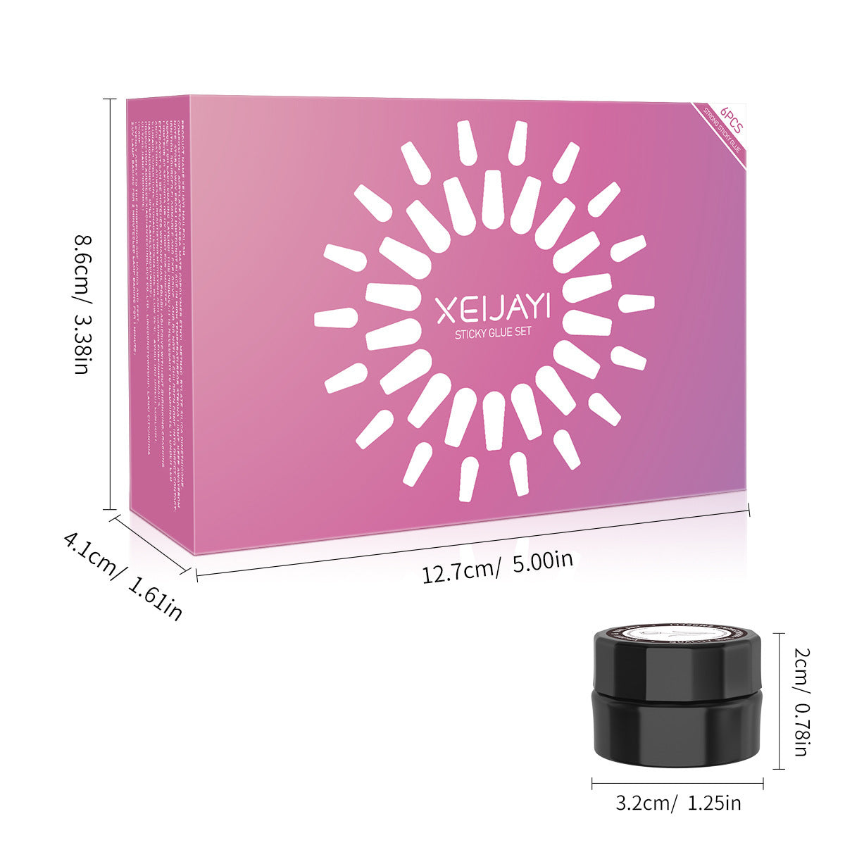 Gel Polish Kit 6 Colors 5ml/pcs
