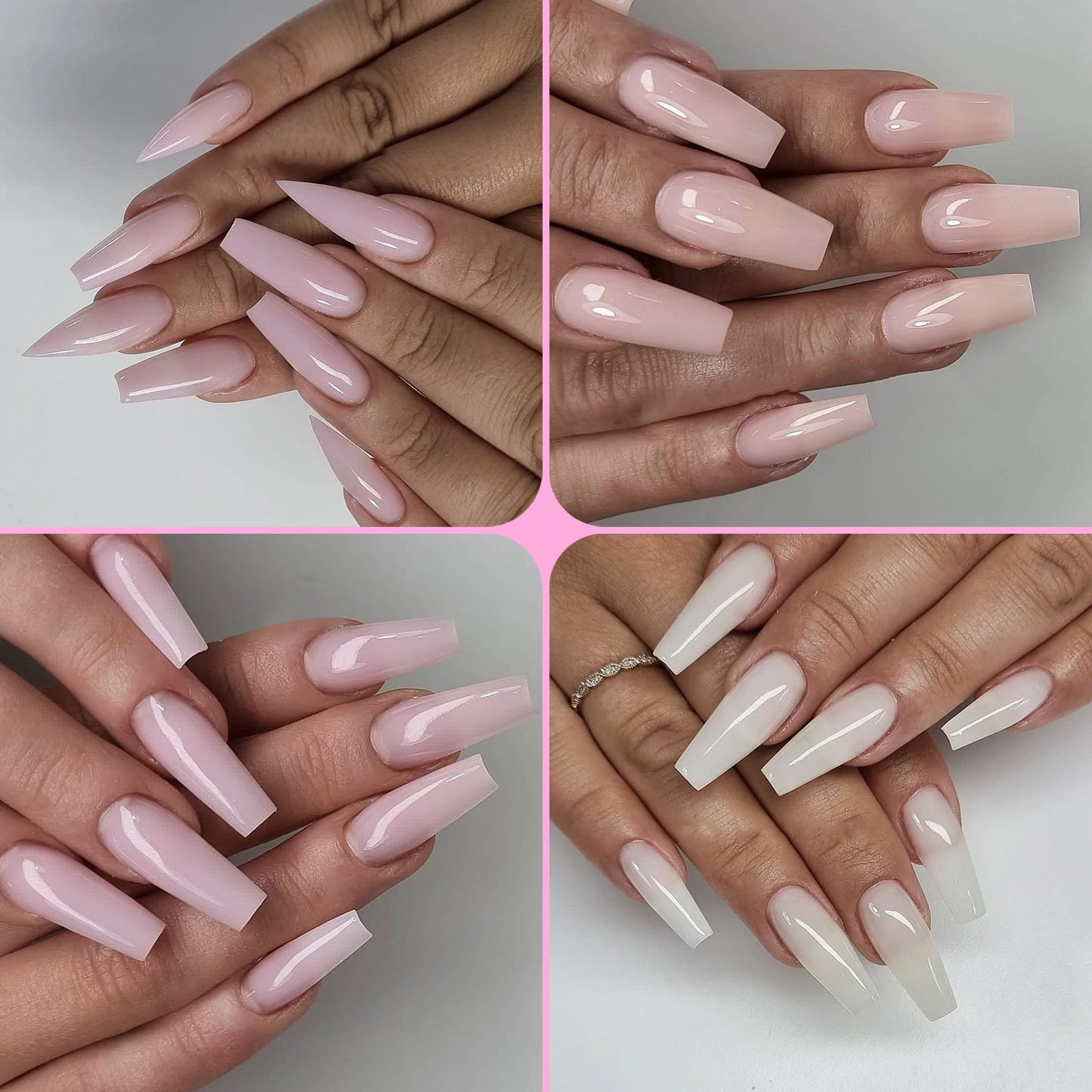 12 Colors Nail Extension Gel Kit