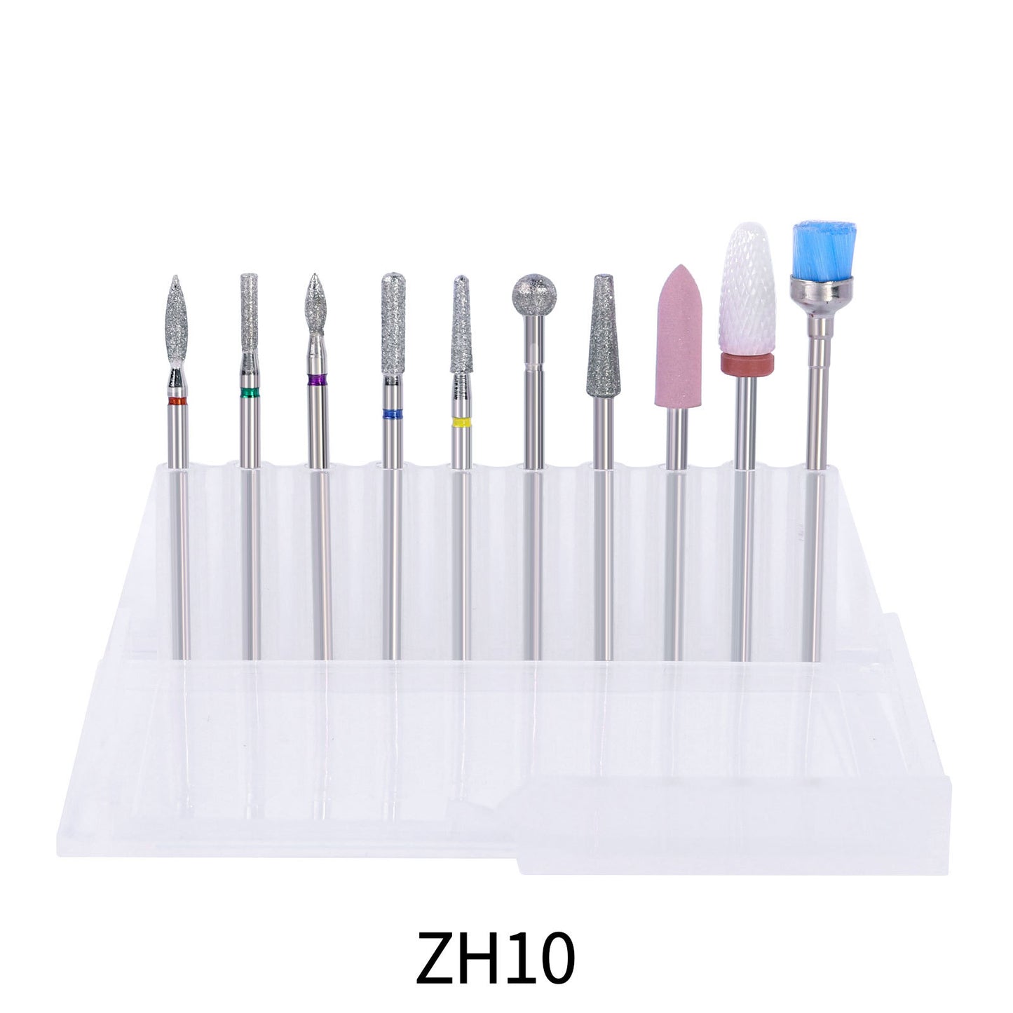 Nail Drill Bits Complete Set 10pcs