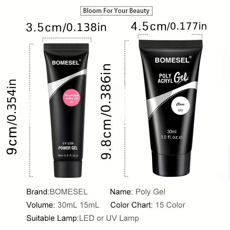 BOMESEL Poly Gel 15ml And 30ml
