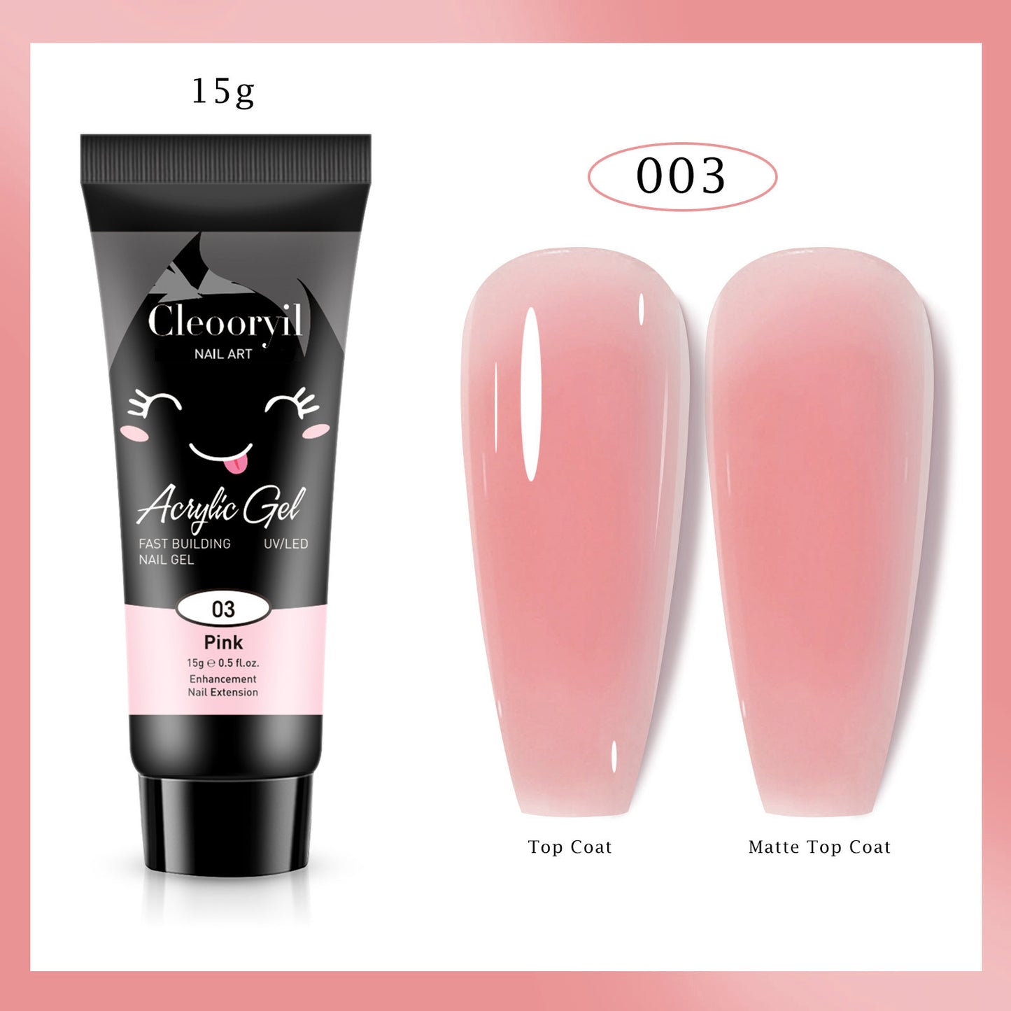 12 Colors Nail Extension Gel Kit