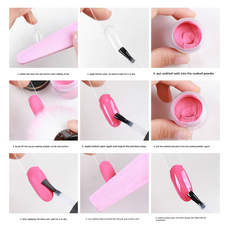25 Colors Dipping Powder 10g/pcs