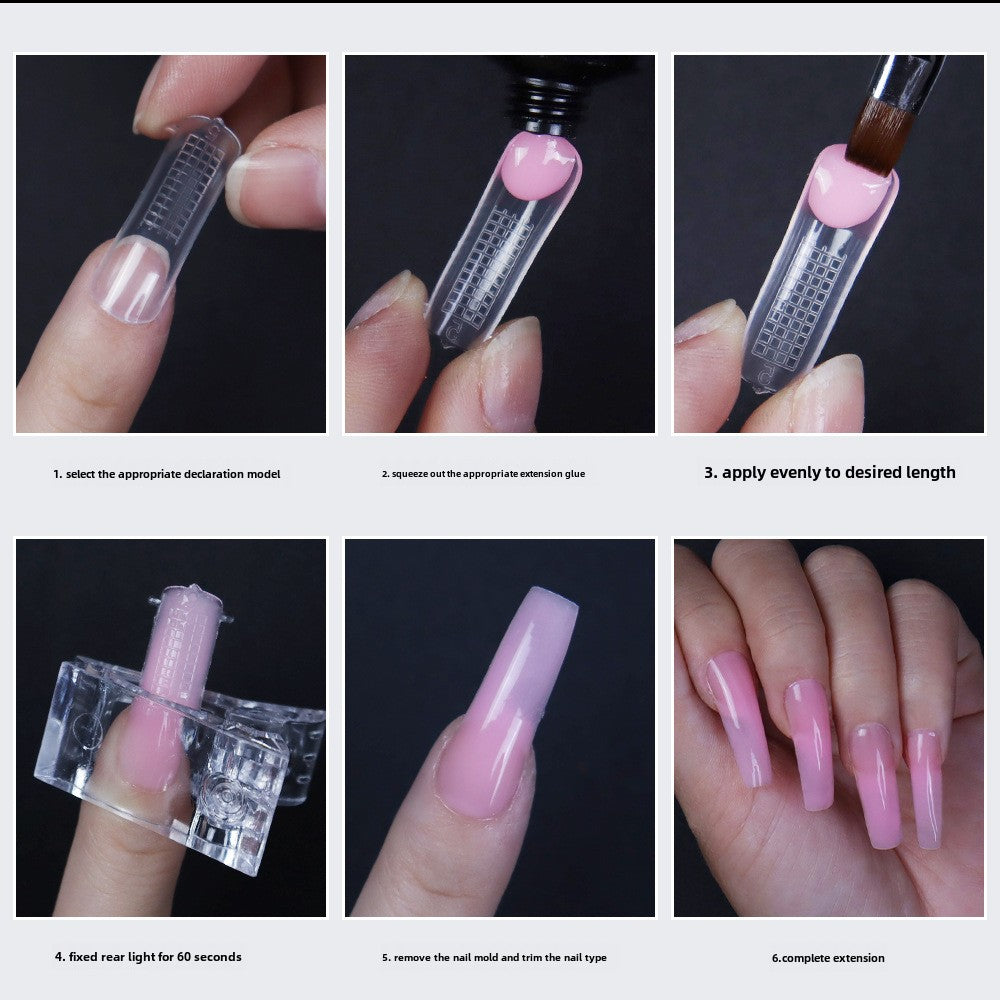 120PCS Nail Dual Forms 15 Size Extension Acrylic Nail Molds Sets