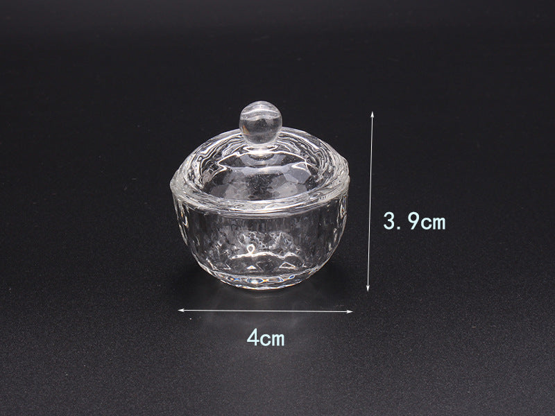 Multi-shaped Nail Art Acrylic Liquid Power Dappen Dish with Lid