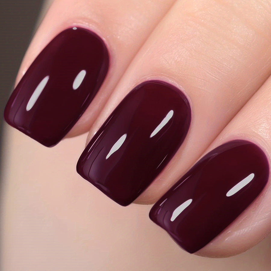 Wine Red Color Nail Gel Polish Soak Off UV Gel Polish Salon Gel Manicure Diy At Home Nail Art 7.3ml/pcs