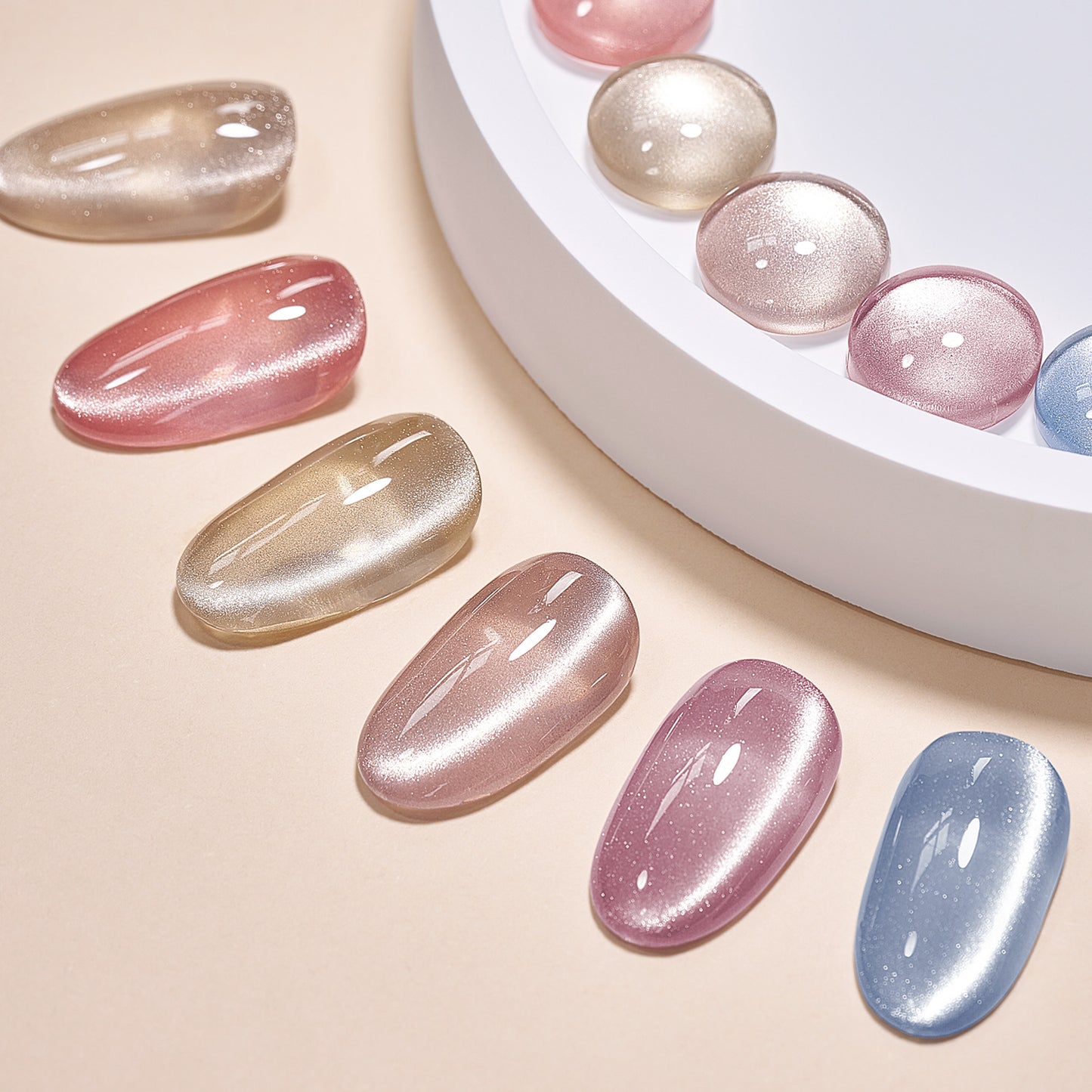 6 Colors Cat's Eye Gel Nail Polish Set 5g