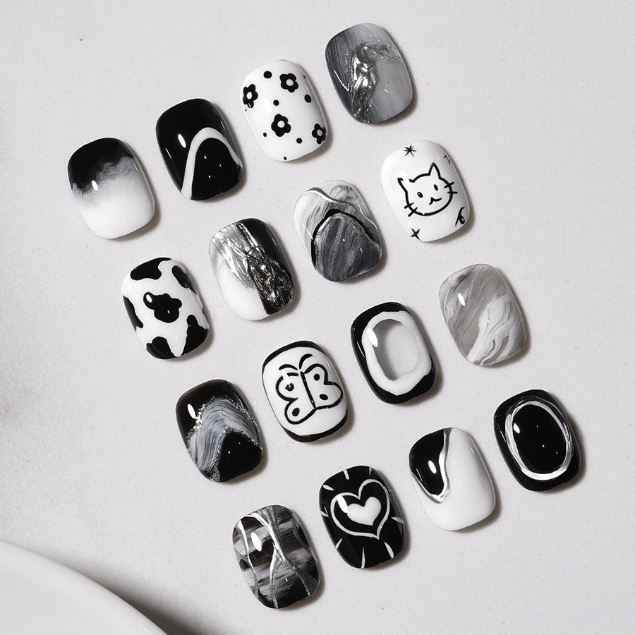 Black Color UV Nail Gel Polish Salon Gel Manicure Diy At Home Nail Art 15ml/pcs