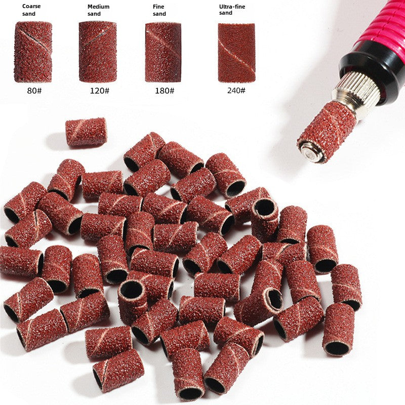 50/ 100PCS Sanding Bands for Electric Nail Drill 80#120#180#240#
