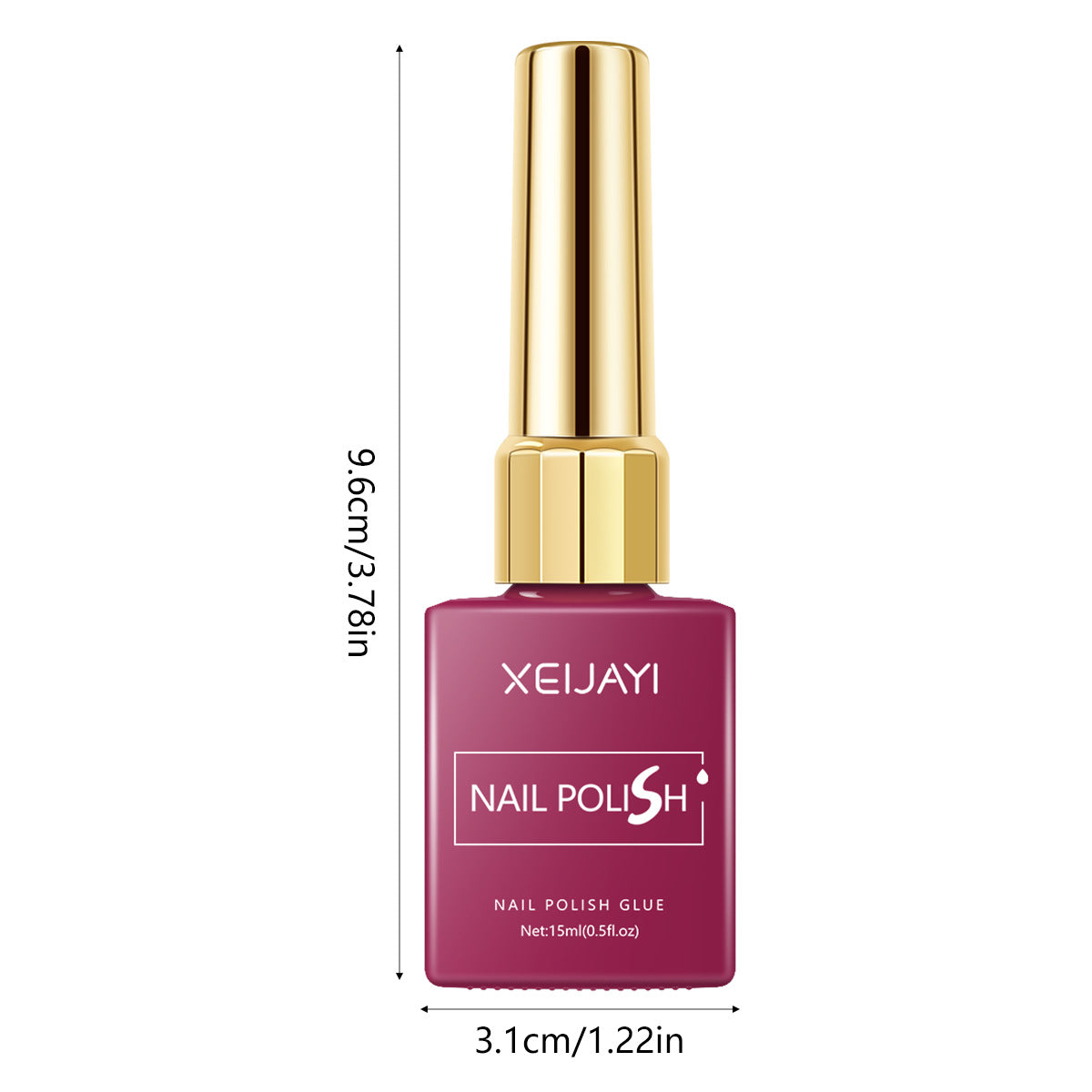 15ml Berry Purple Gel Nail Polish