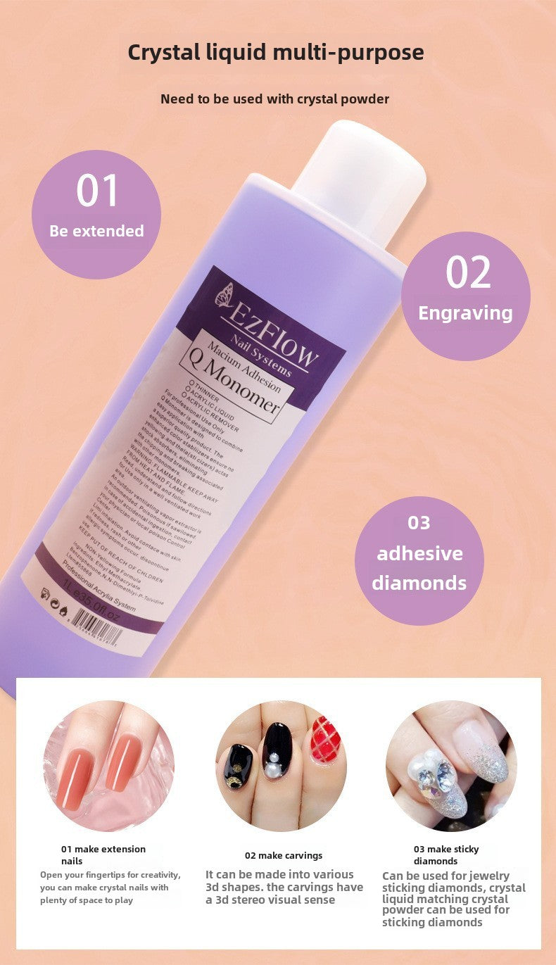 EZFLOW Acrylic Nail Liquid 1000ml/pcs