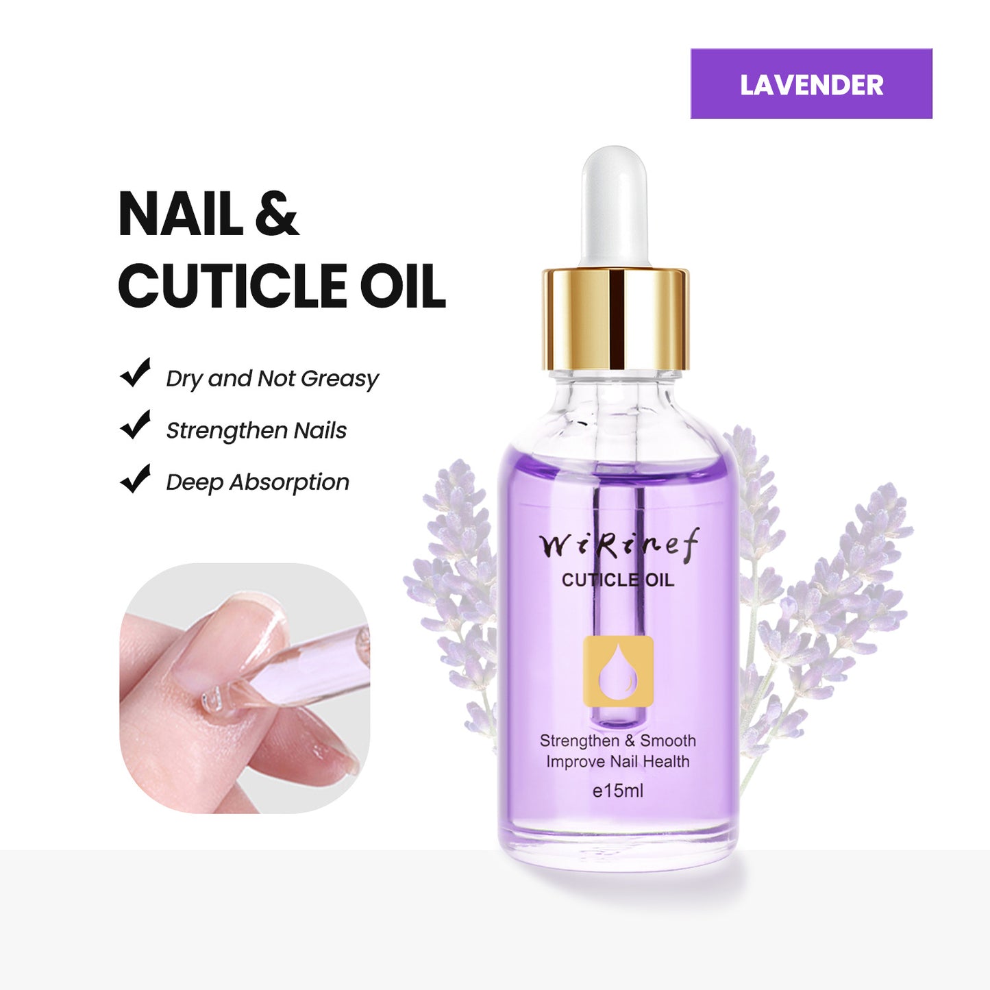 Cuticle Oil for Nail Moisturizes and Strengthens Nails