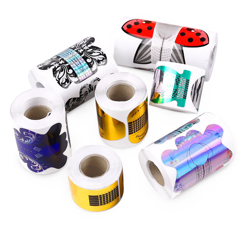Nail art extension professional paper nail form100pcs