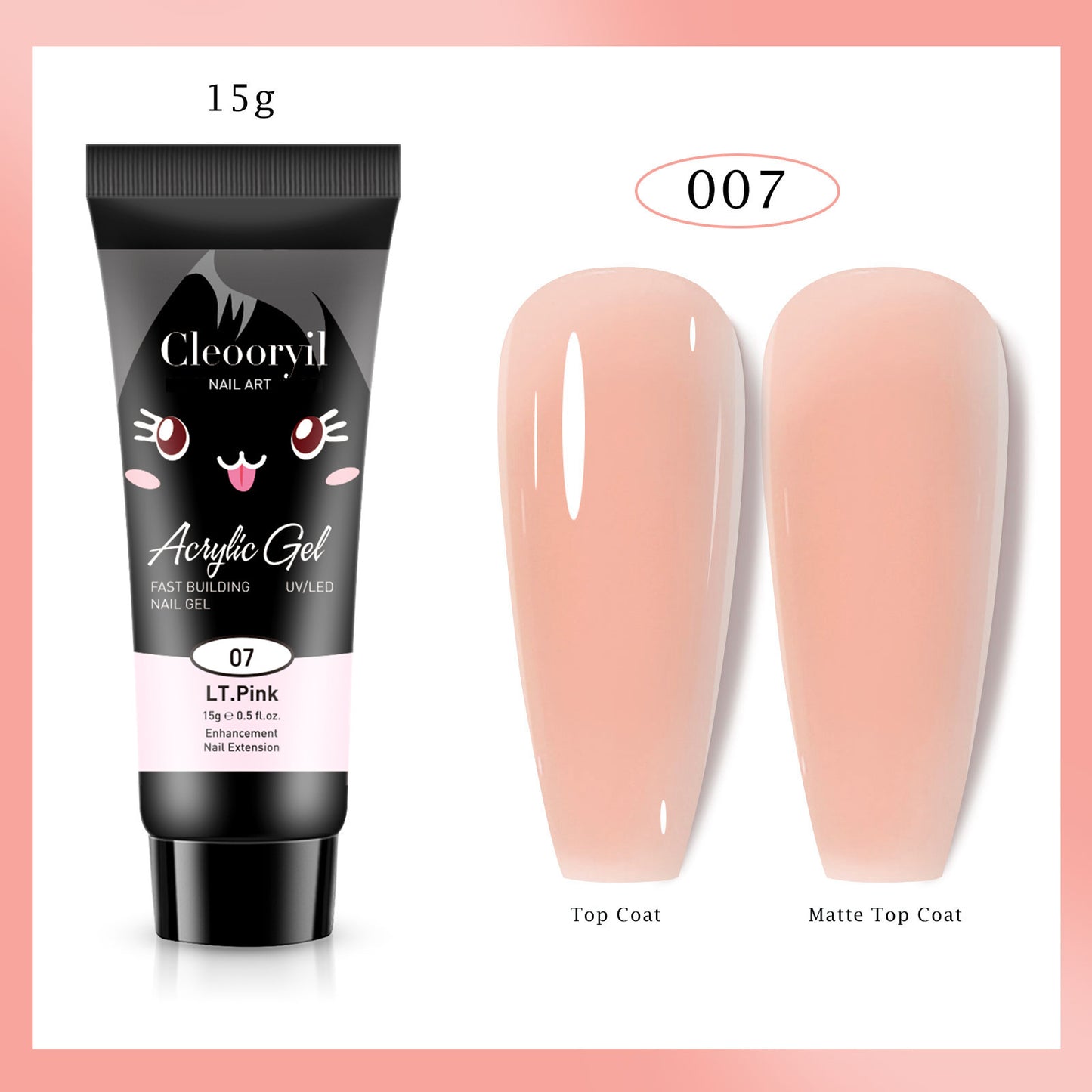 12 Colors Nail Extension Gel Kit