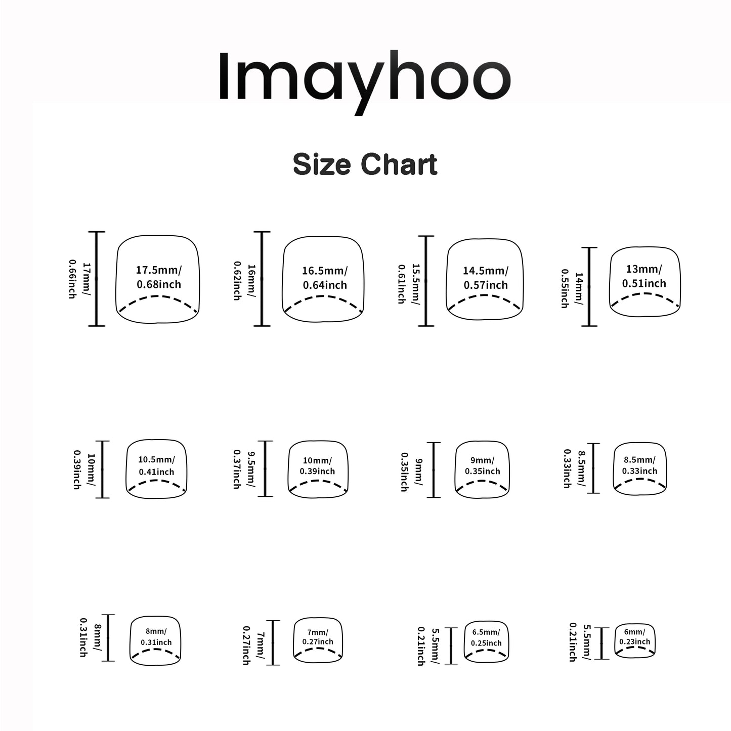 Toe nail-Polychrome (24pcs) IMHT0015