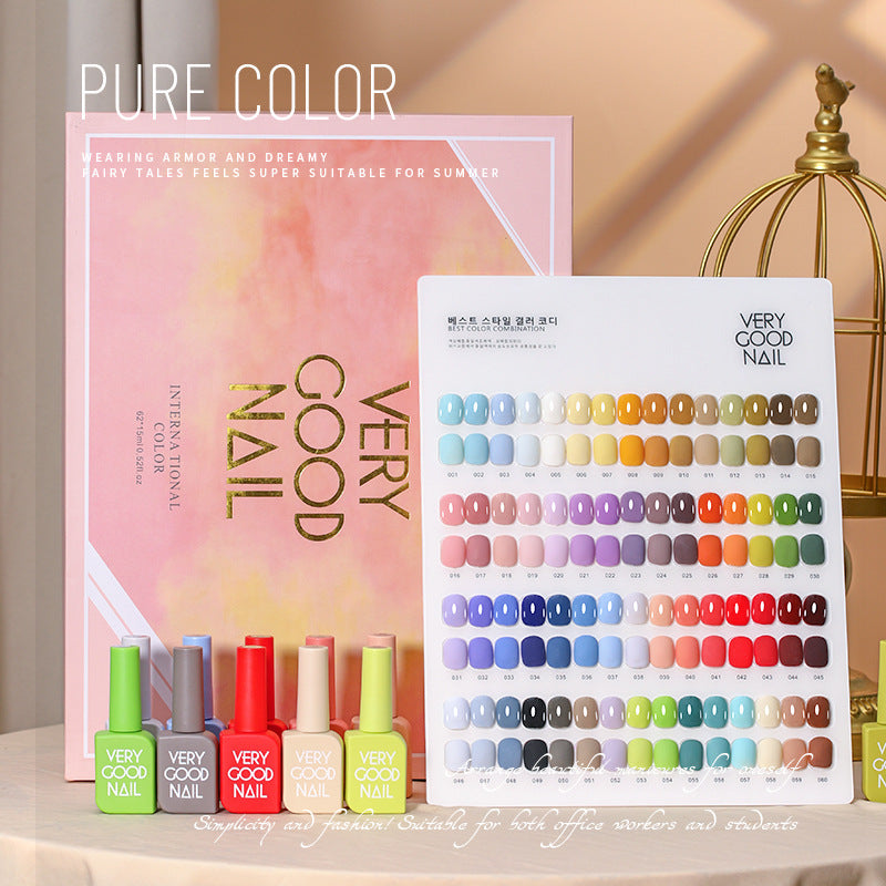 MILAN 60 Colors Gel Nail Polish Kit 15ml/pcs (with Display Board)