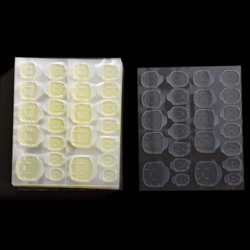 Transparent Pink Jelly Double-side Tape Label Sticker Waterproof Diy Glue Tape Nail Adhesive Tabs Gel Press On Nails