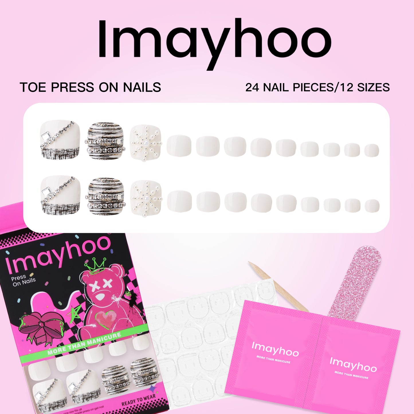 Toe nail-Noble (24pcs) IMHT0013