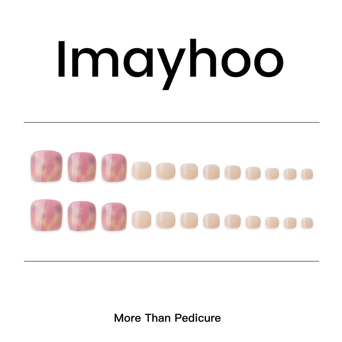 Toe nail-Polychrome (24pcs) IMHT0015