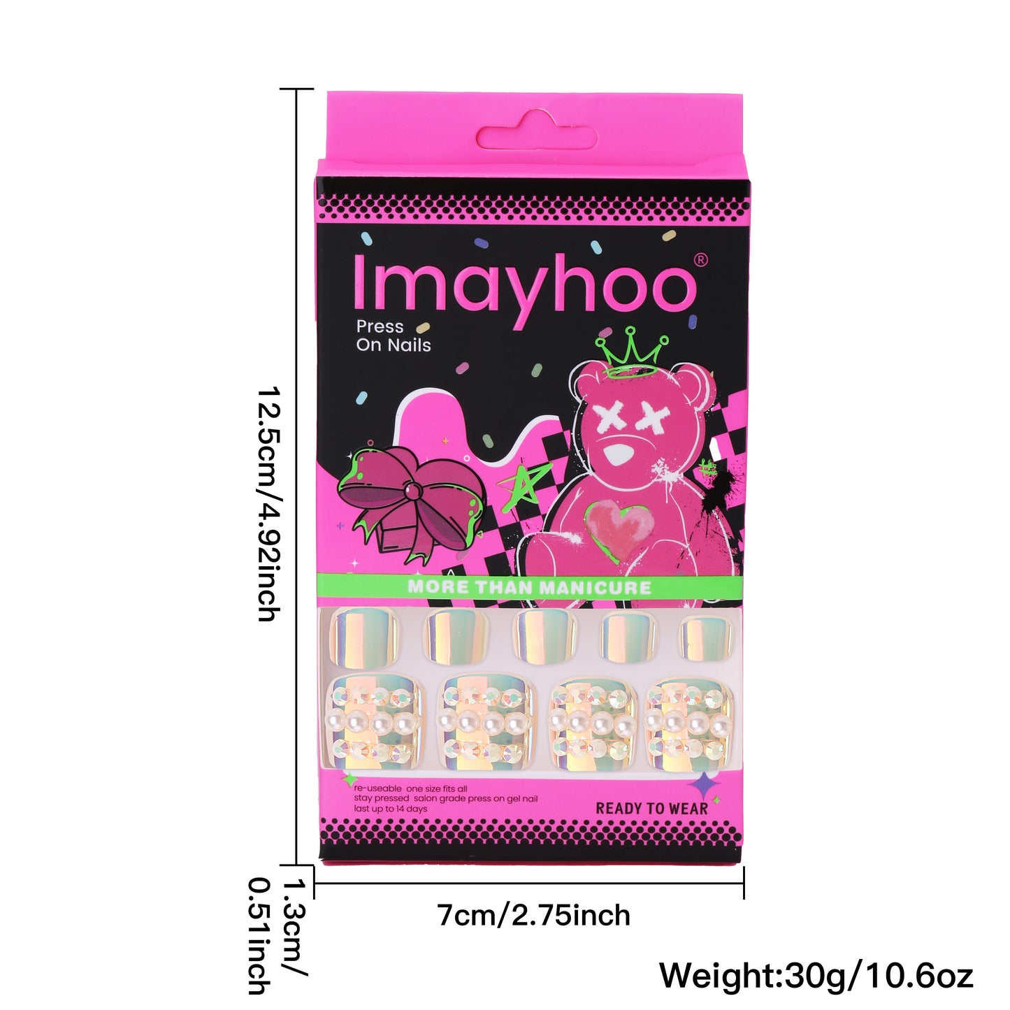 Toe nail-Twinkle (24pcs) IMHT0032