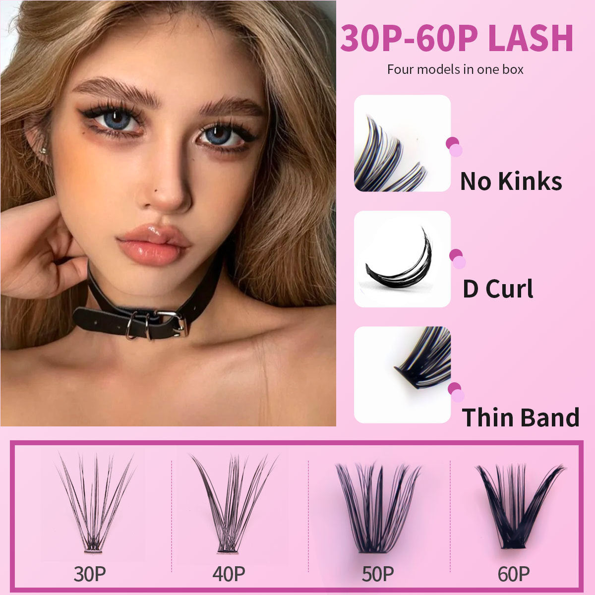 Eyelashes 30P-60P 640PCS