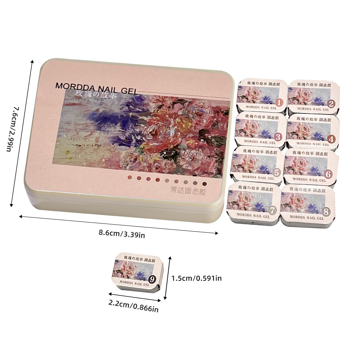 Ombre Painting Gel Polish Kit (9Colors)