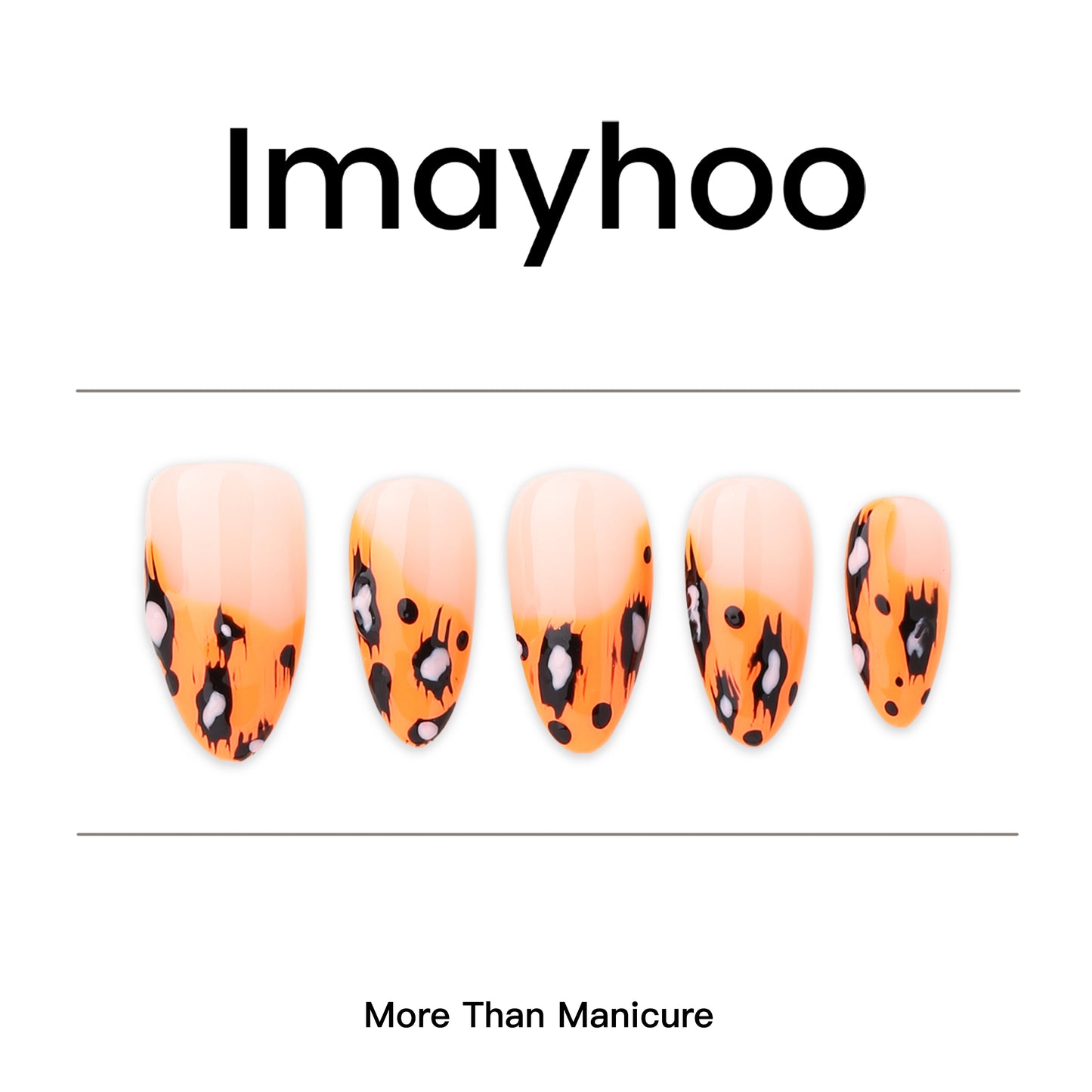 Amonds-Medium Nail-Leopard (10pcs) OM30XX015