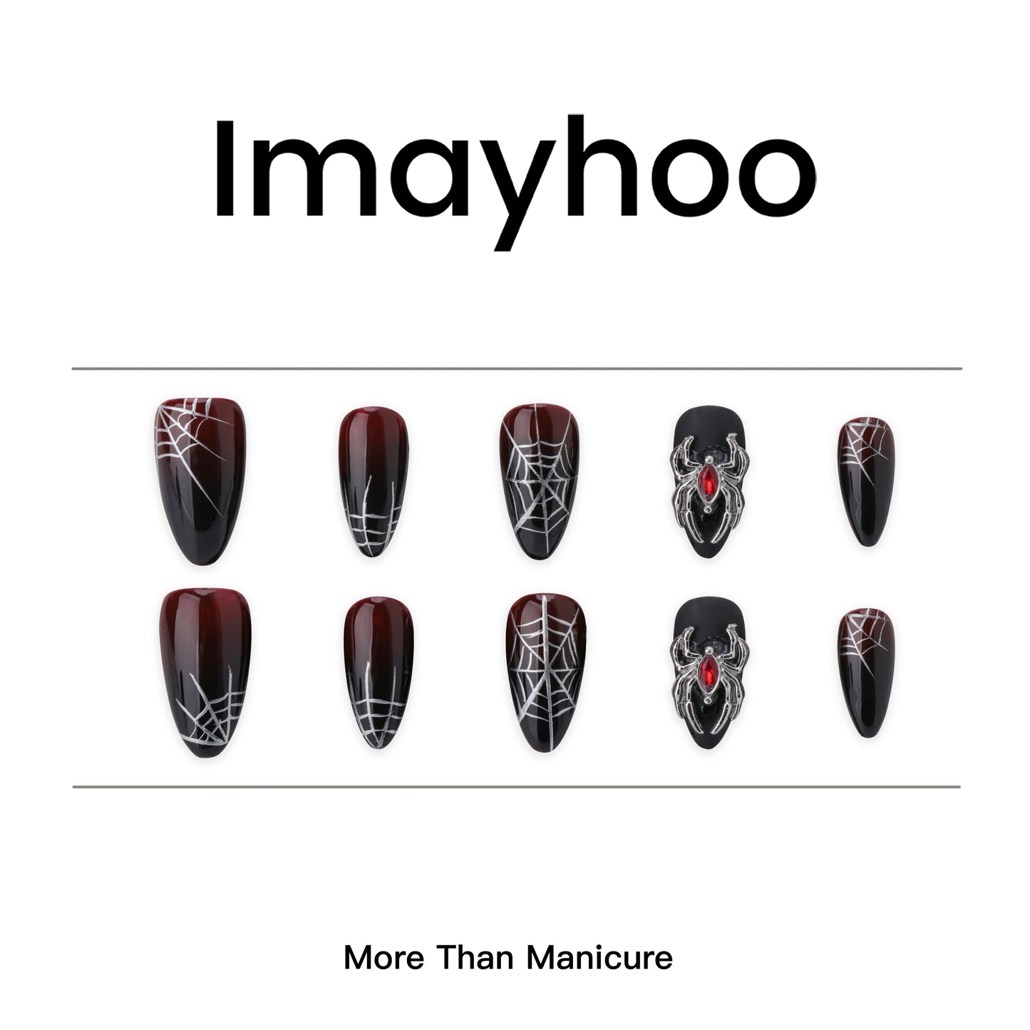 Alomod-Medium Nail-Line Design (10pcs)OMGXX0163