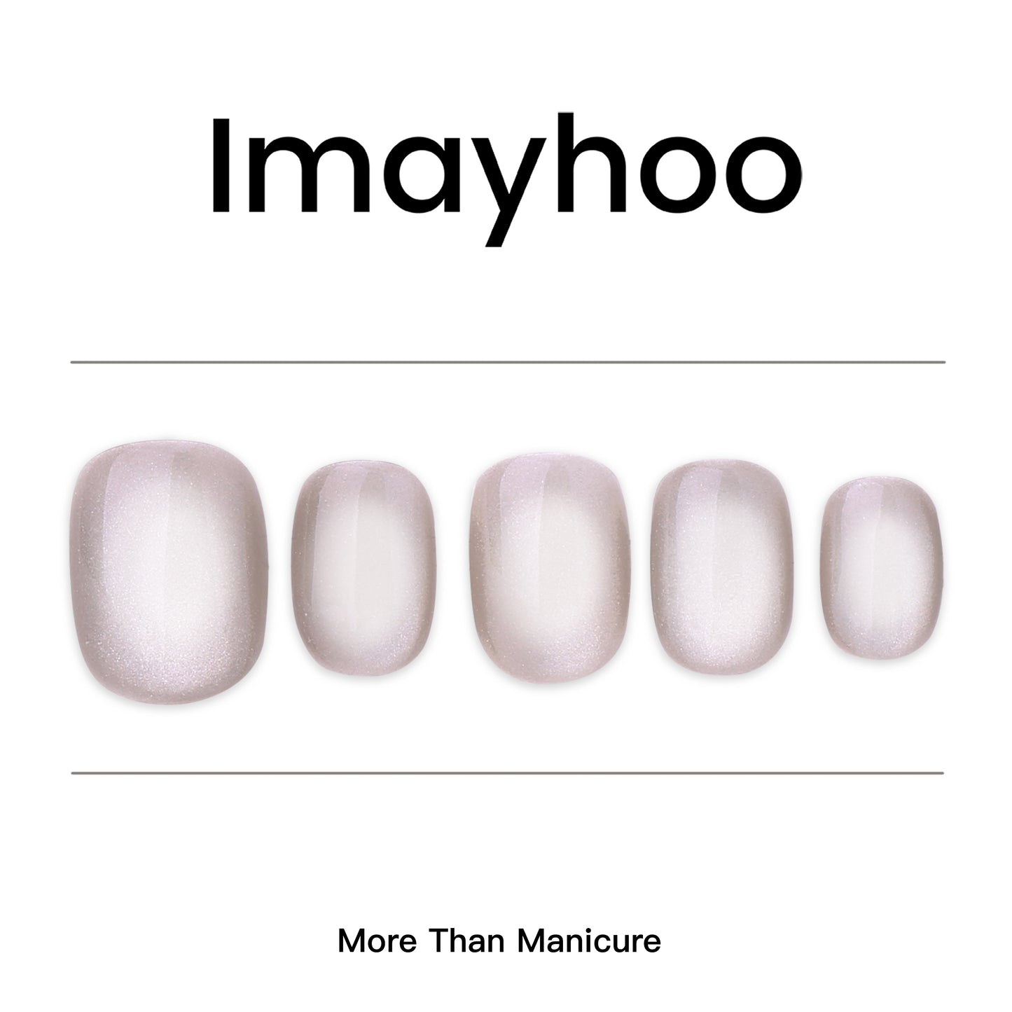 Squoval-Short Nail-Cat's Eye (10pcs) OMDXX083