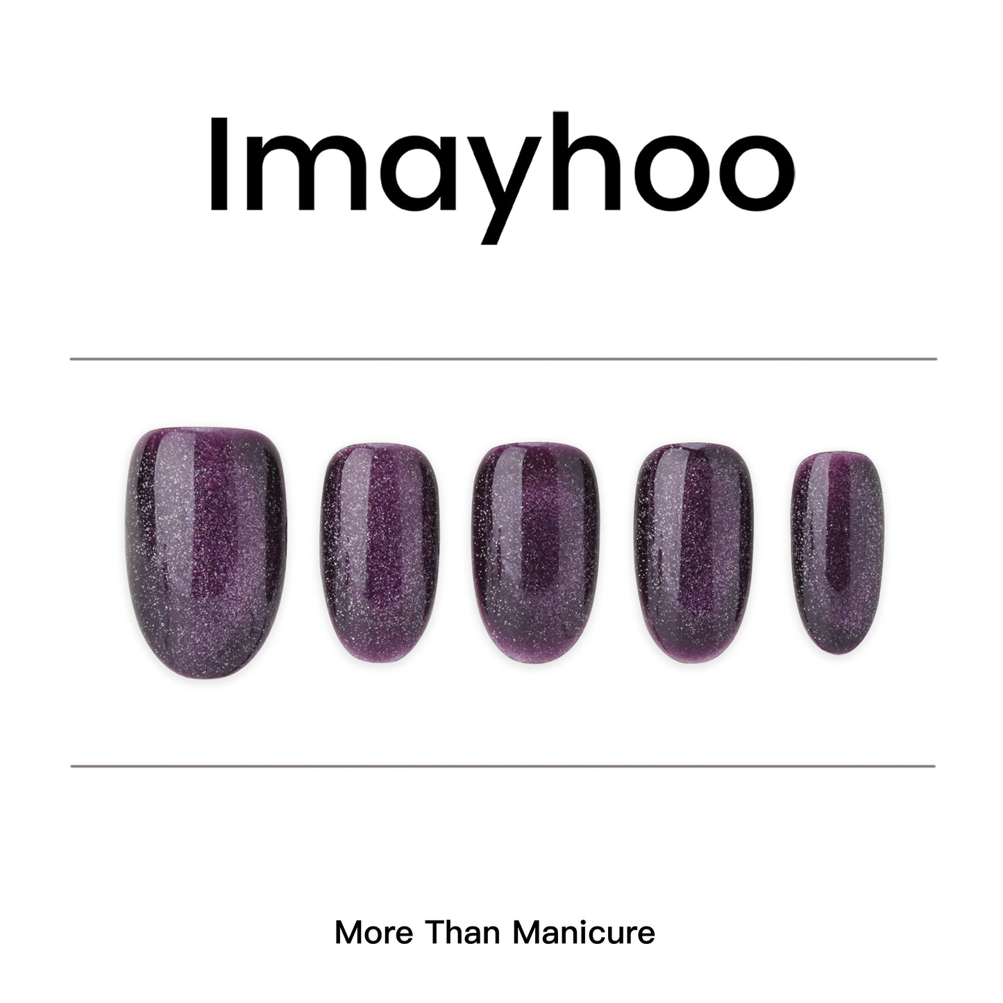 Oval-Short Nail-Cat's Eye (10pcs) OMDXX101