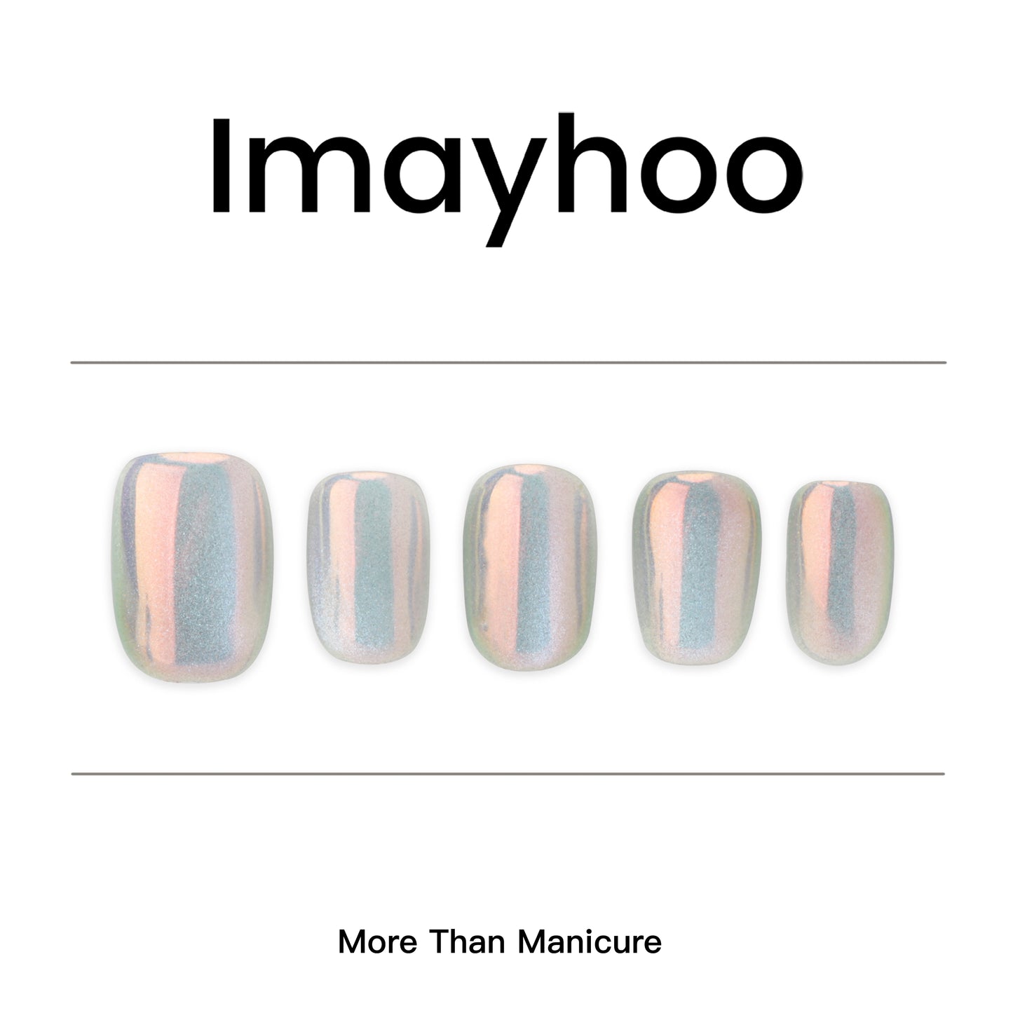 Squoval-Short Nail-Cat's Eye (10 pcs) OMGXX0176