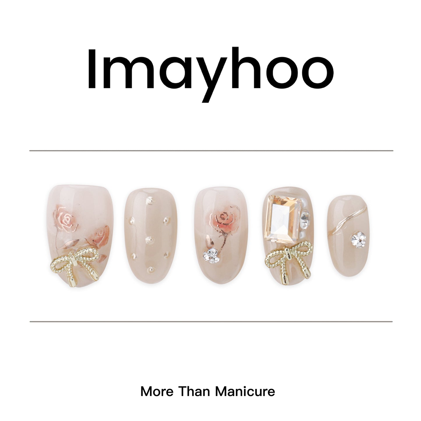 Oval-Medium Nail-Diamond(10pcs) OMGZ013