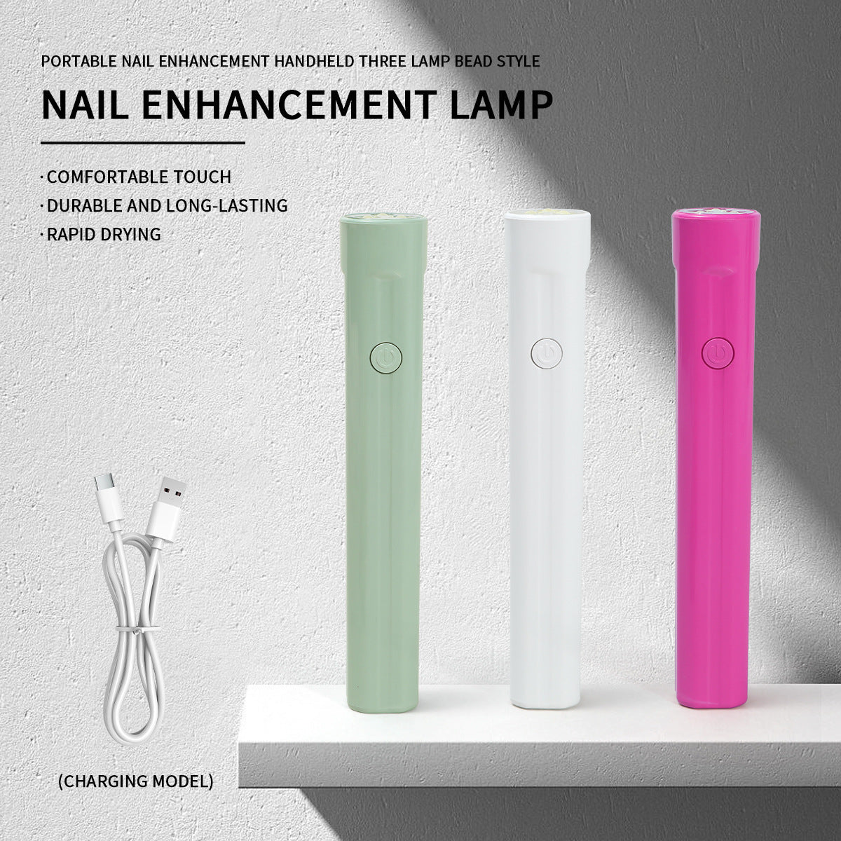 Line light small portable nail light plug-in spotlight