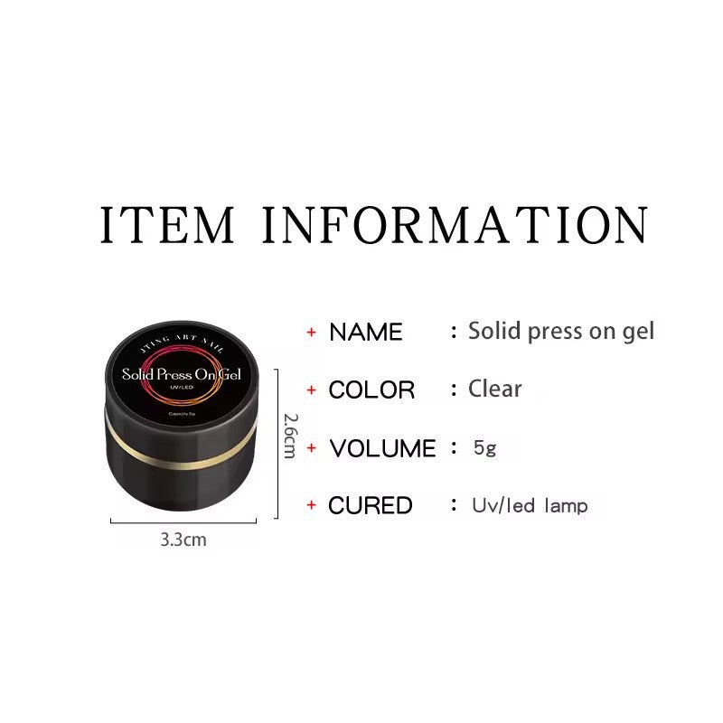 Nail Glue Gel for Press On Nails-5g
