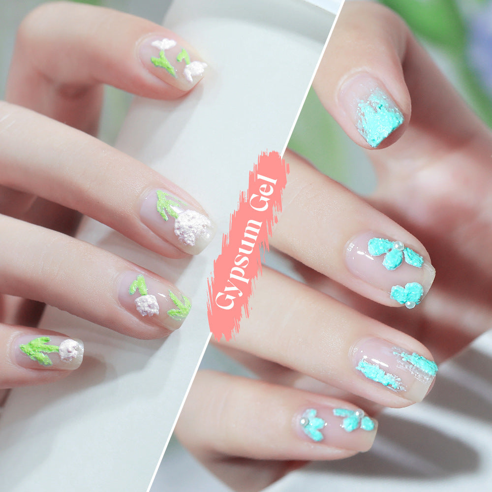 9 Colors Nail DIY Gypsum Gel