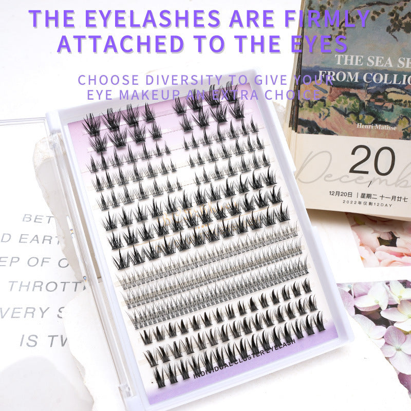 14 Rows Individual Eyelashes Diy Cluster Lashes Kit