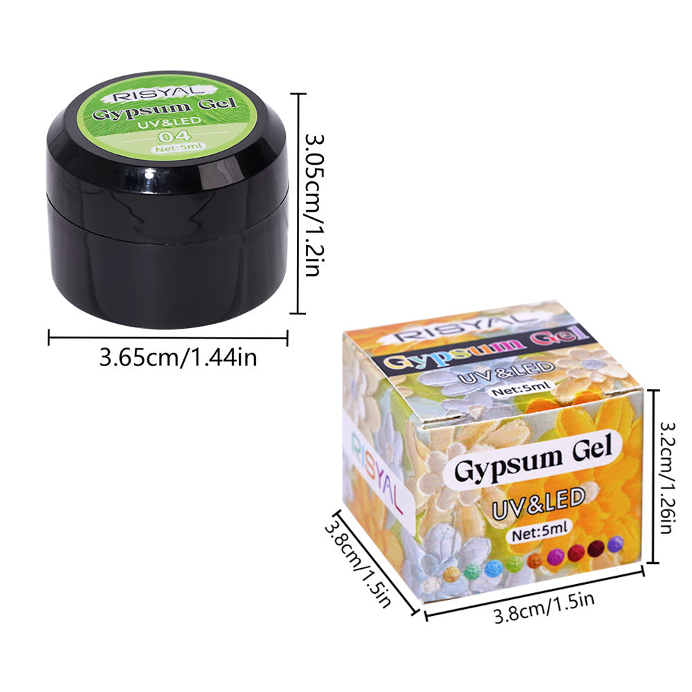 9 Colors Nail DIY Gypsum Gel