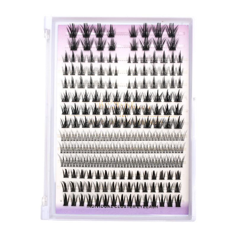 14 Rows Individual Eyelashes Diy Cluster Lashes Kit