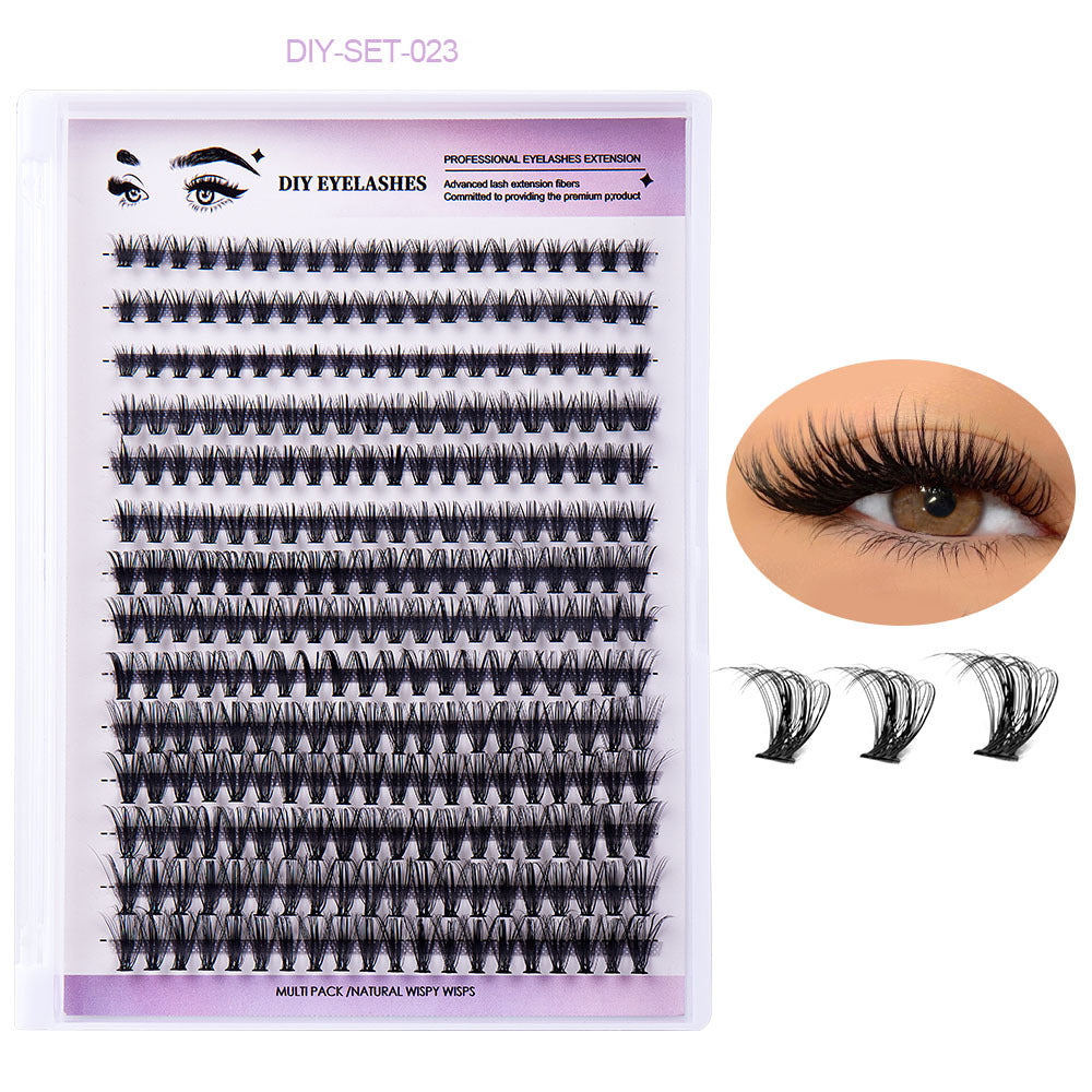 14 Rows Natural Diy Cluster Eyelashes